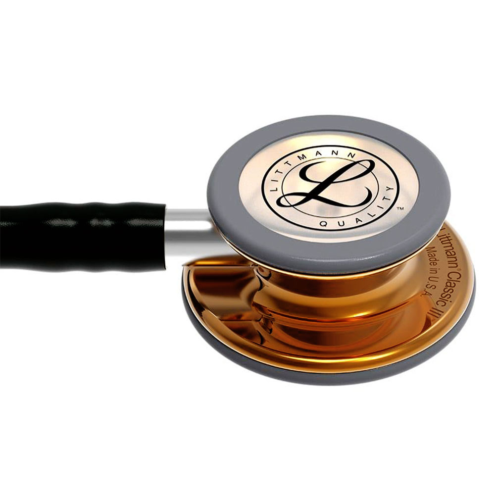 Littmann Classic III Stethoscope High Polish Gold Black 5646